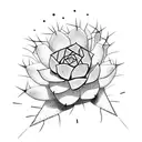 cactus tattoo design idea