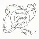 Proverbs 23:10 tattoo design idea