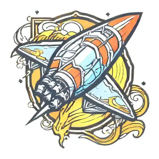 rocket league ballon tattoo design idea
