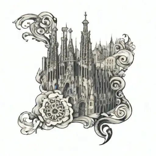 barcelona tattoo design idea