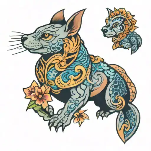 barcelona tattoo design idea