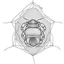 hermit crab tattoo design idea