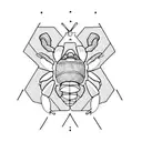 hermit crab tattoo design idea