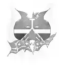 Chicago flag arm band tattoo design idea