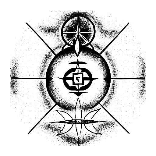 chakras meditation and nirvana tattoo design idea