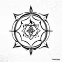chakras meditation and nirvana tattoo design idea