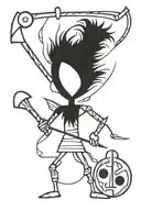 Warrior Protector tattoo design idea