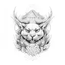 new england gothic tattoo design idea