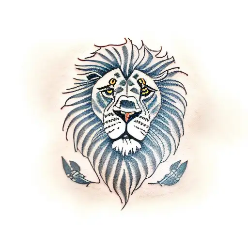 lion sikh  tattoo design idea