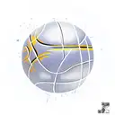 basketball tattoo design idea