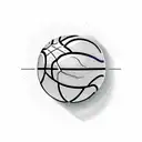 basketball tattoo design idea