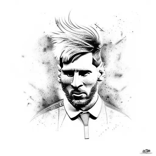 copa del mundo, leo messi, Argentina, 3 estrellas tattoo design idea