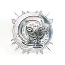 moon hecate tattoo design idea