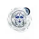 moon hecate tattoo design idea