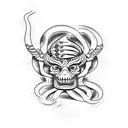 don't tread on me fafo tattoo design idea