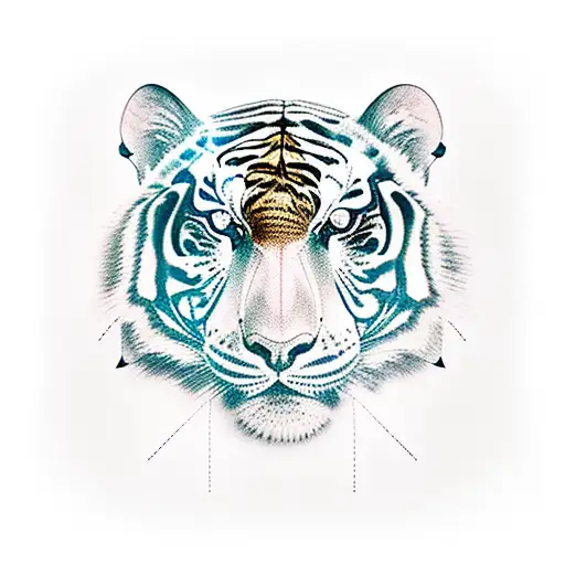Tiger Tattoo, Tattoo Design, Tattoo Download From Art Instantly - Etsy