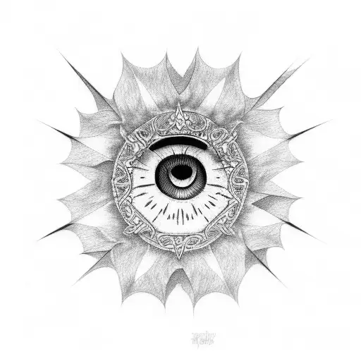 Sharingan tattoo design idea