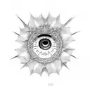 Sharingan tattoo design idea