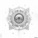 Sharingan tattoo design idea