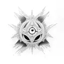 Sharingan tattoo design idea