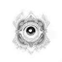 Sharingan tattoo design idea