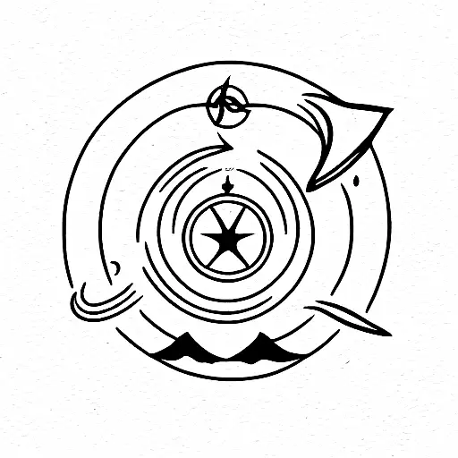 a nature based sailor moon wand tattoo design idea