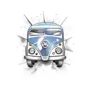bus tattoo design idea