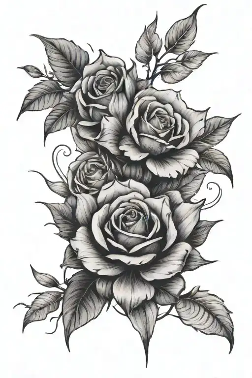 shows growth, strength, that you have to accept the ups and downs in life,  tattoo design idea