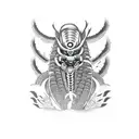 Predator tattoo design idea