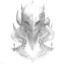 ornstein dark souls tattoo design idea