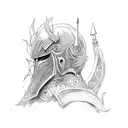 ornstein dark souls tattoo design idea