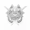 Aikido aesthetic  tattoo design idea