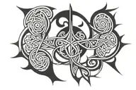 jormungander celtic design tattoo design idea