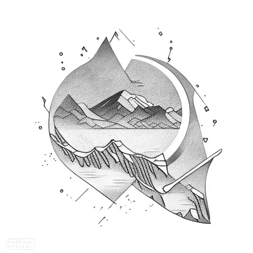 overcoming adversity tattoo design idea