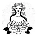 virgo tattoo design idea
