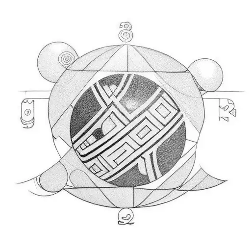 8 Ball tattoo design idea