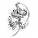 Yoshi tattoo design idea