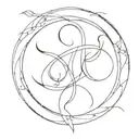 pisces Aries Gemini zodiac signs intertwined tattoo design idea