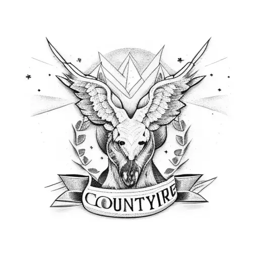 country music tattoo design idea