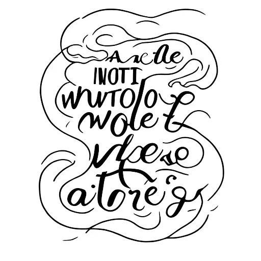 A quote that says 'Not all who wander are lost' tattoo design idea