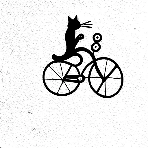 Simple minimalistic bicycle outline tattoo | Bike tattoos, Bicycle tattoo,  Stylish tattoo