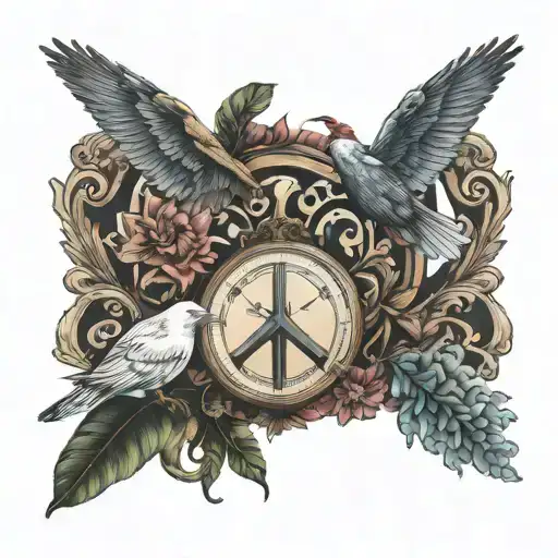 Give Peace a Chance tattoo design idea