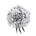 Dandelion tattoo design idea