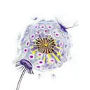Dandelion tattoo design idea