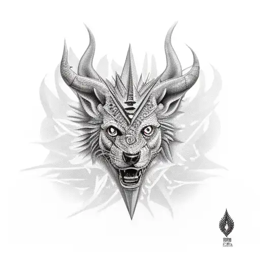 spikes  tattoo design idea