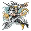 arm sleeve inspired by the anime "bleach" tattoo design idea