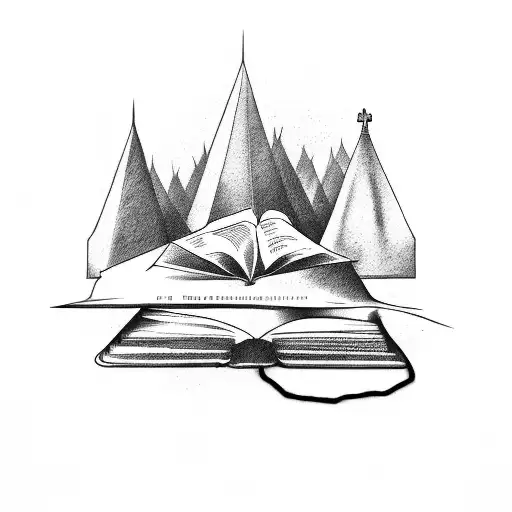 the book cover of brothers karamazov with the three brothers tattoo design idea