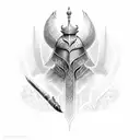 Maltese knight tattoo design idea