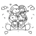 simplicity family have two children passion for marriage love god tattoo design idea
