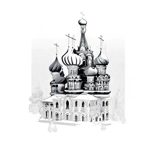 Cathedral of St. Basil the Blessed tattoo design idea